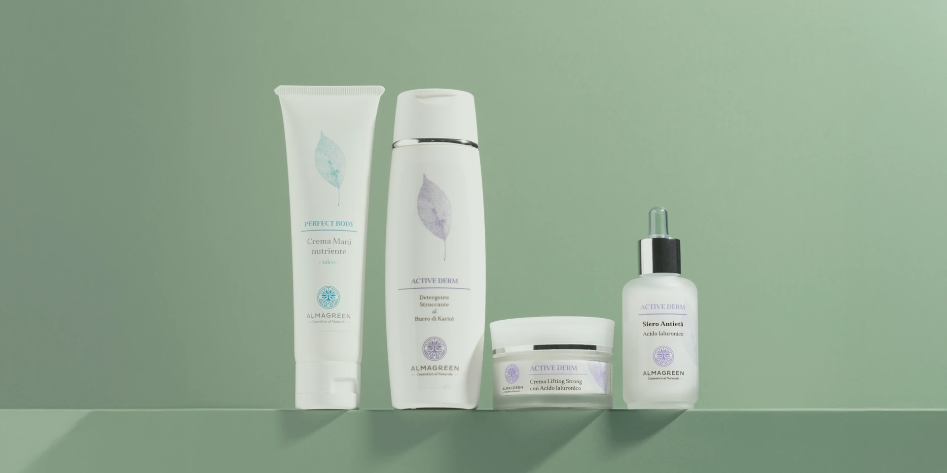 Almagreen organic skincare collection at Luxamour